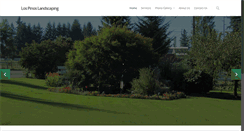 Desktop Screenshot of lospinoslandscaping.com