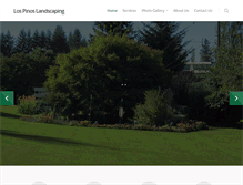 Tablet Screenshot of lospinoslandscaping.com